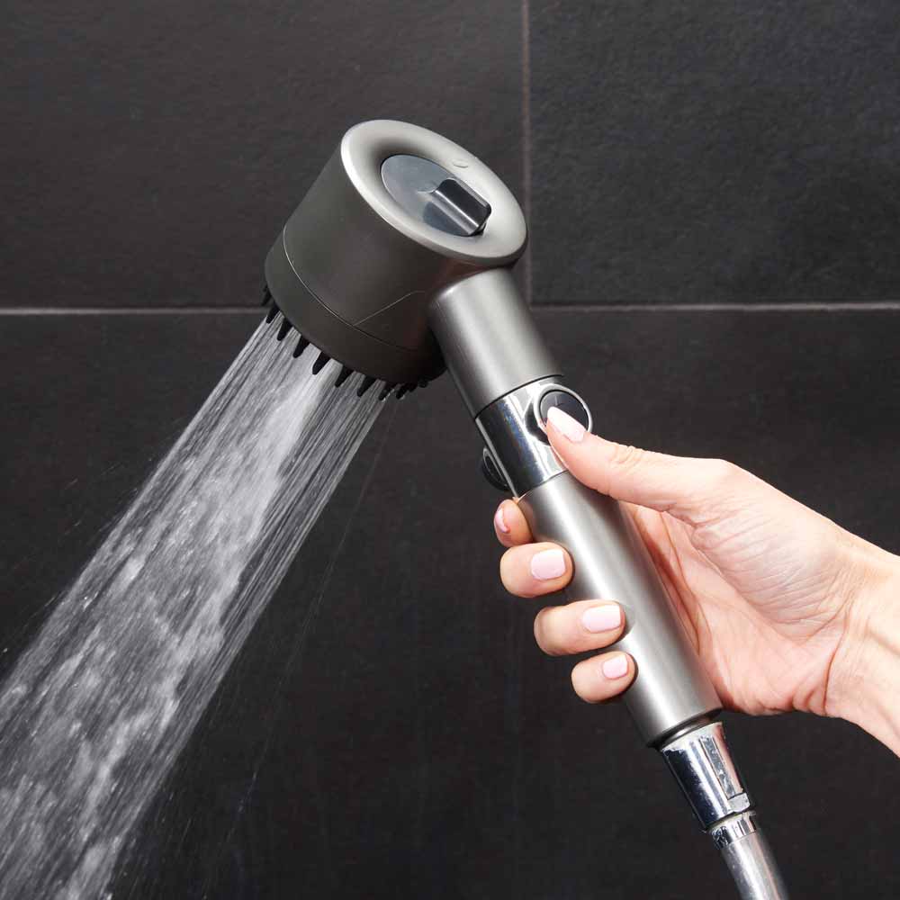 Pommeau de Douche - Haute Pression - 4 Modes Réglables - Anti‑Calcaire - Économie d’Eau