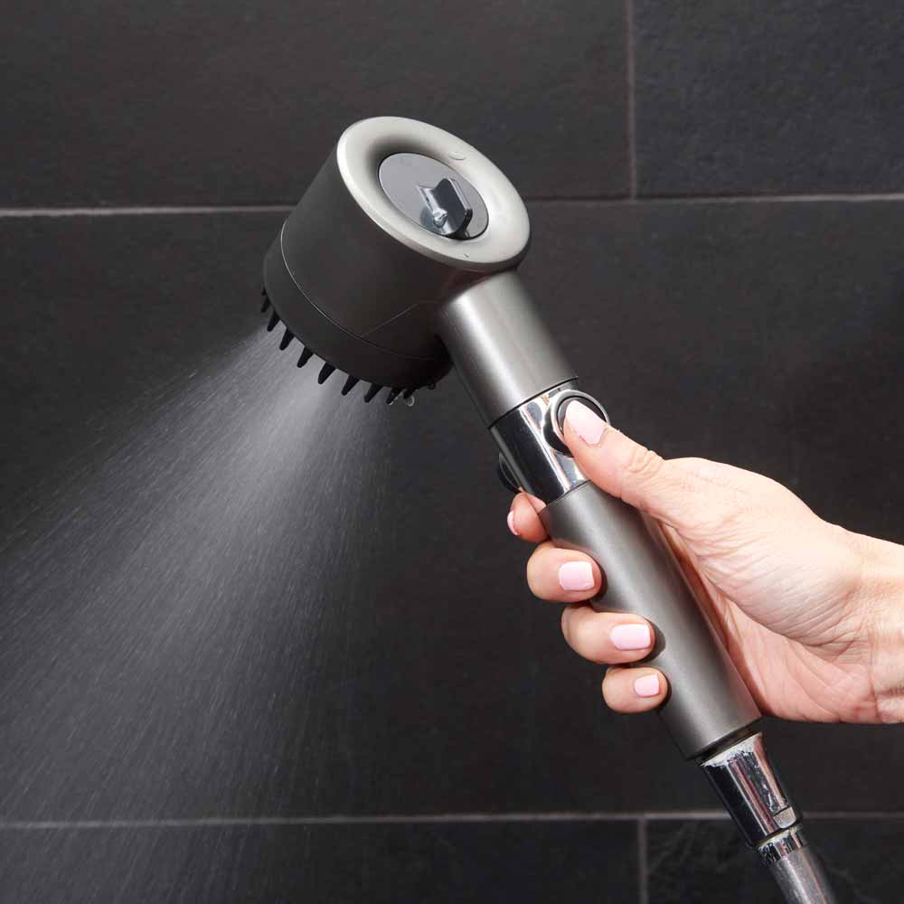 Pommeau de Douche - Haute Pression - 4 Modes Réglables - Anti‑Calcaire - Économie d’Eau