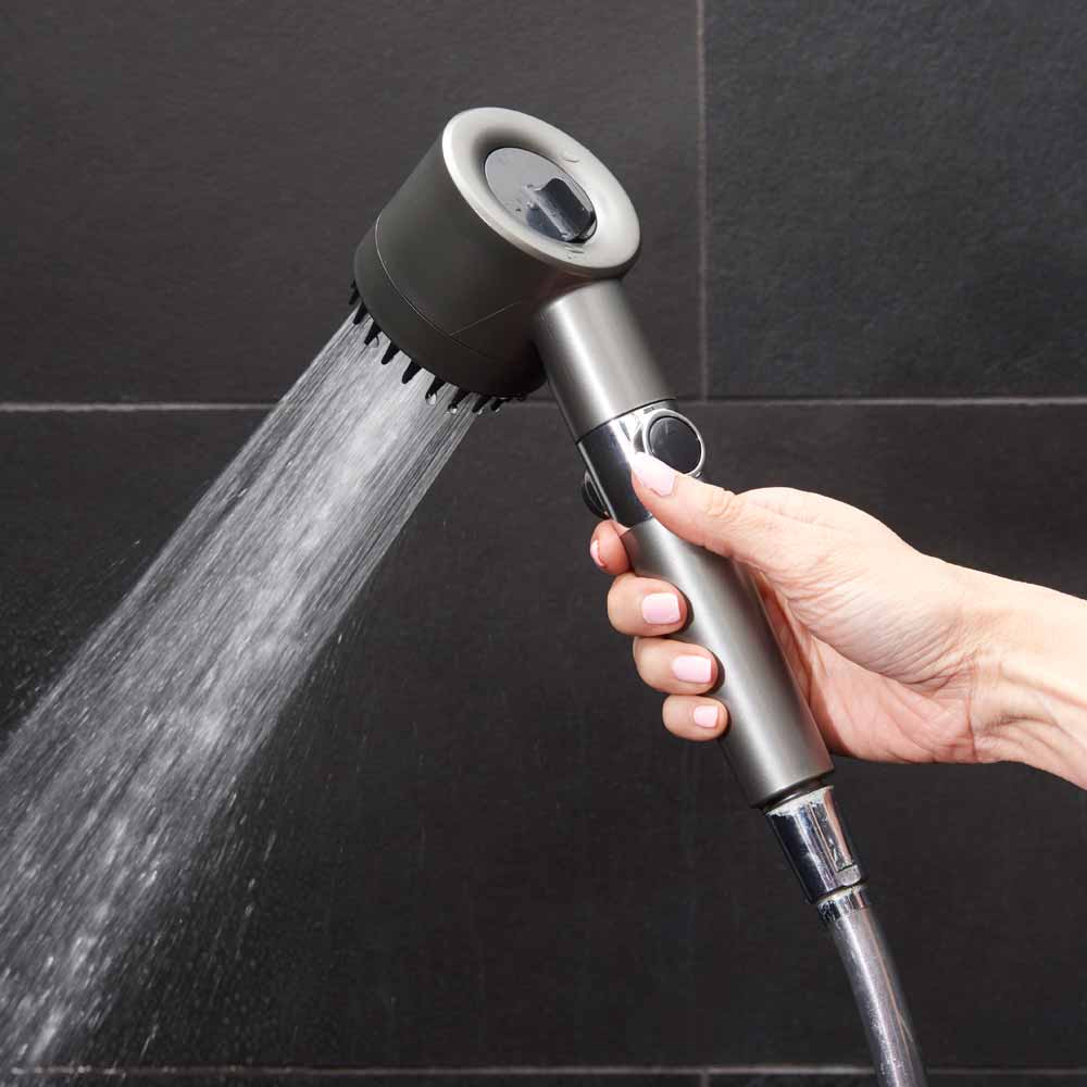 Pommeau de Douche - Haute Pression - 4 Modes Réglables - Anti‑Calcaire - Économie d’Eau
