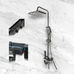 Colonne de Douche Thermostatique Noire