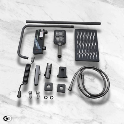 Colonne de Douche Thermostatique Noire